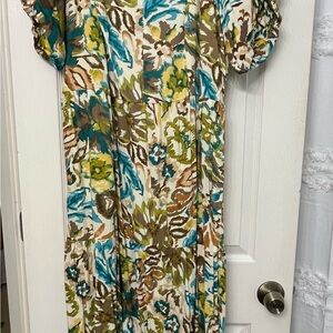 Floral Print Maxi Dress